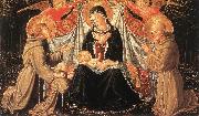 GOZZOLI, Benozzo Madonna and Child with Sts Francis and Bernardine, and Fra Jacopo dfg China oil painting reproduction